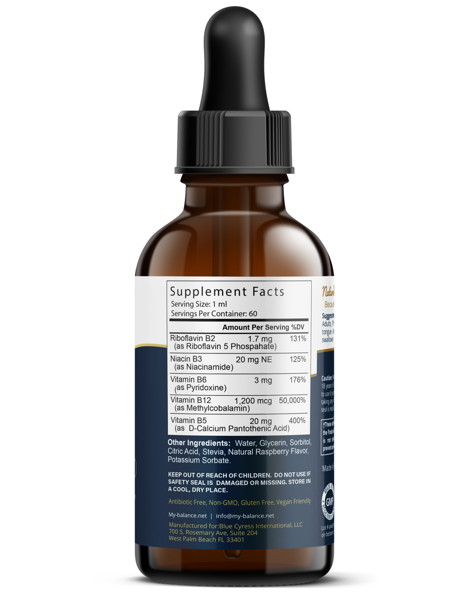 B-12 Drops - Bioactive B12 Methylcobalamin by My balance.