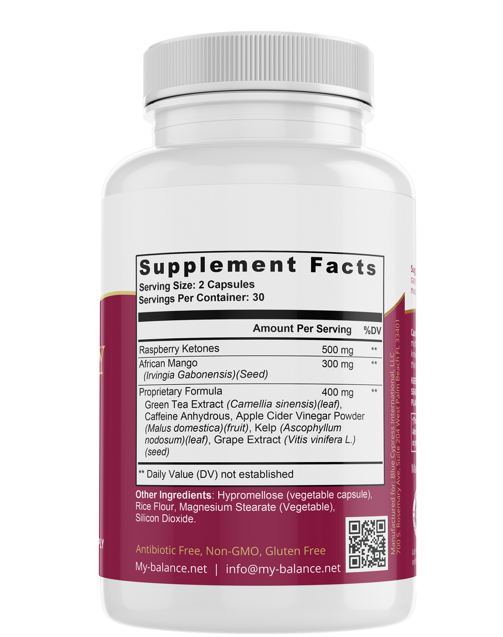 Ketone Capsules by My balance.