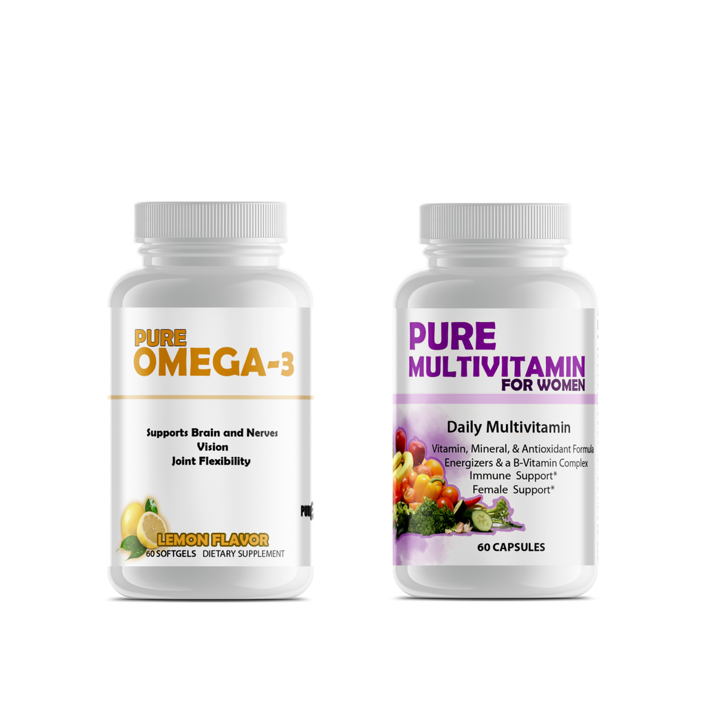 Multivitamins + Omega 3 bundle by PureEx