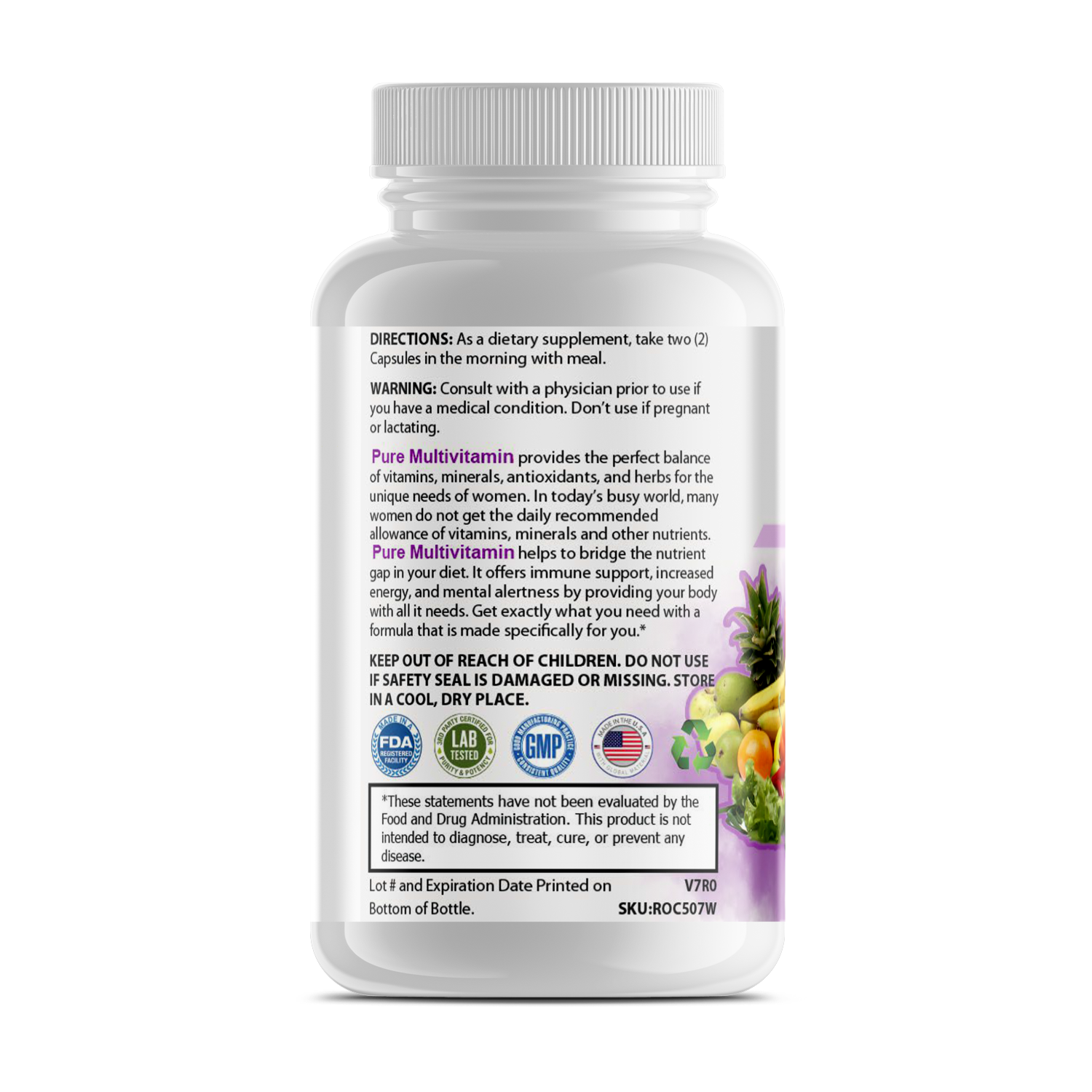 Multi-Vitamins Womens by PureEx.