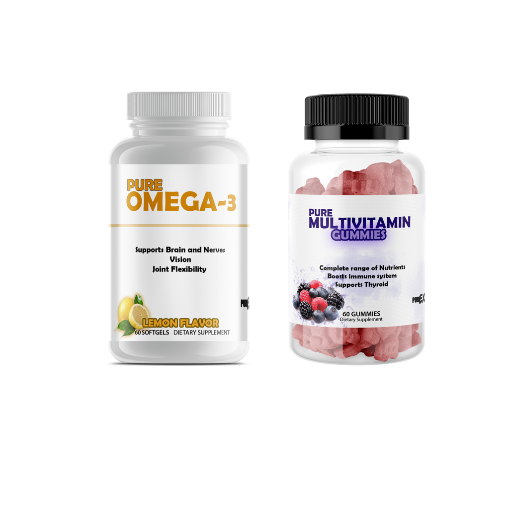 Multivitamins + Omega 3 bundle by PureEx