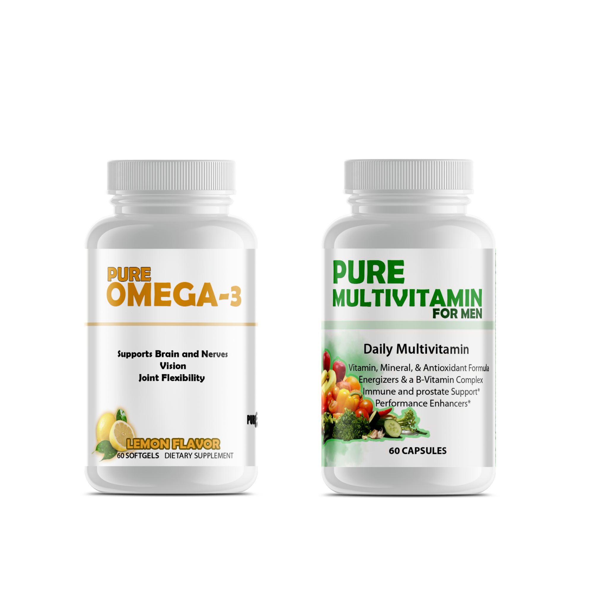 Multivitamins + Omega 3 bundle by PureEx