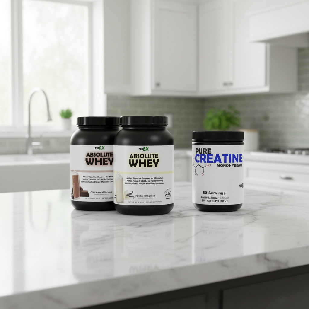 Creatine + Protein bundle by PureEx