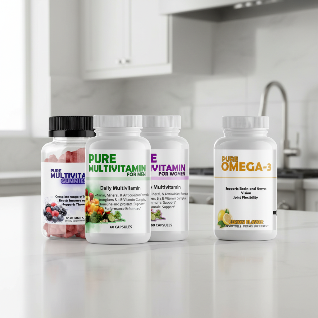 Multivitamins + Omega 3 bundle by PureEx